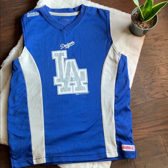 stitches Dodgers L.A. muscle shirt - Picture 1 of 7